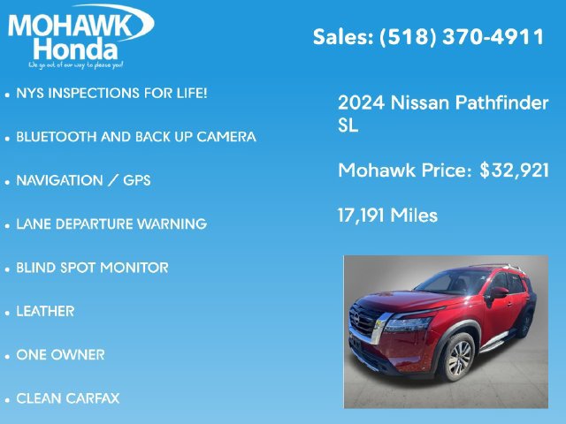 Used 2024 Nissan Pathfinder SL AWD/4WD image 7