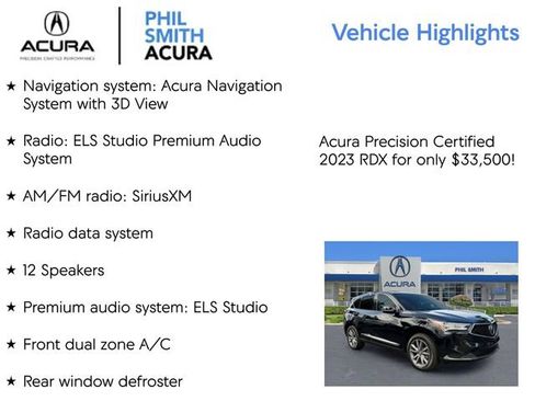 Certified 2023 Acura RDX FWD w/ Technology Package image 5
