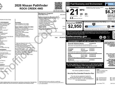 New 2026 Nissan Pathfinder SV image 33