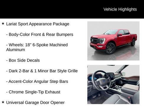 Used 2021 Ford F150 Lariat w/ Equipment Group 502A High image 21