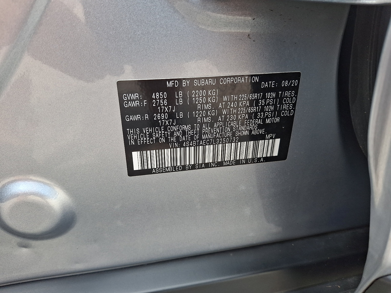 Used 2020 Subaru Outback Premium w/ Popular Package #1 AWD/4WD image 25