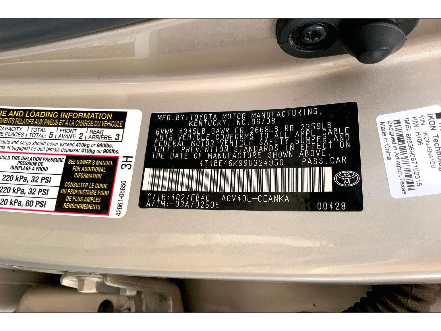Used 2009 Toyota Camry SE FWD image 33