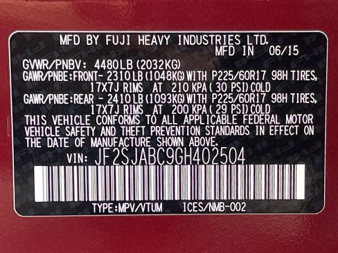 Used 2016 Subaru Forester 2.5i w/ Alloy Wheel Package image 21