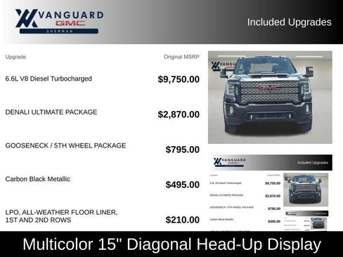 Used 2020 GMC Sierra 3500 Denali w/ Denali Ultimate Package AWD/4WD image 11