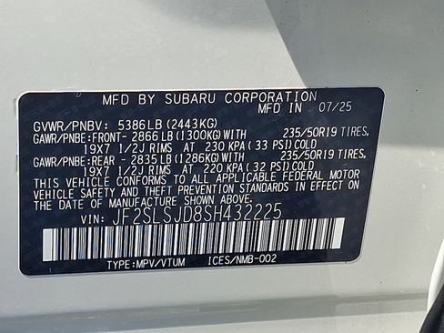 Certified 2025 Subaru Forester Sport AWD/4WD image 26