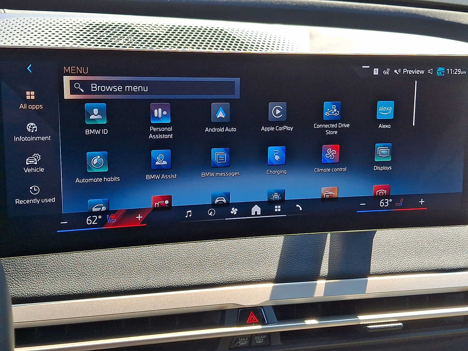 Used 2024 BMW iX xDrive50 w/ Premium Package AWD/4WD image 14