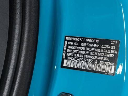 Used 2018 Porsche 911 GT2 RS w/ Weissach Package RWD image 12