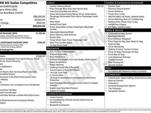 Used 2024 BMW M3 Competition w/ Executive Package image 21