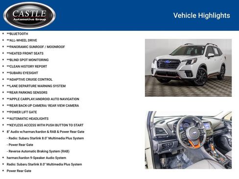 Used 2023 Subaru Forester Sport AWD/4WD image 3
