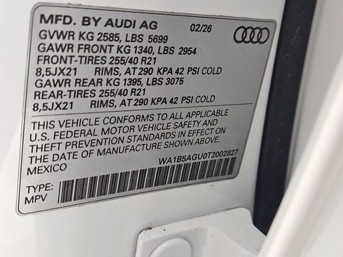 New 2026 Audi SQ5 Premium Plus image 44