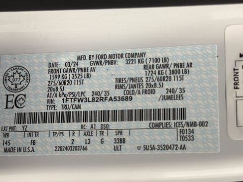 Used 2024 Ford F150 XLT w/ Equipment Group 302A MID image 25