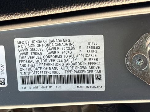 Used 2025 Honda Civic Sport image 26