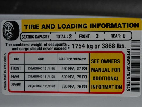 New 2026 Ford Transit 350 148 Medium Roof AWD w/ Load Area Protection Package image 13