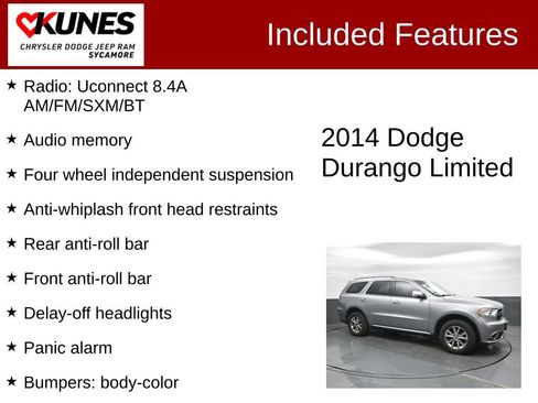 Used 2014 Dodge Durango Limited AWD/4WD image 3