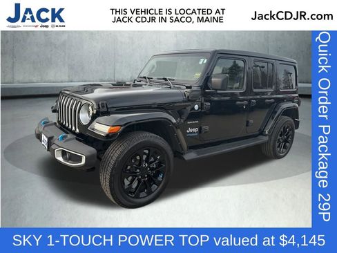 Used 2022 Jeep Wrangler Unlimited Sahara w/ Cold Weather Group image 1
