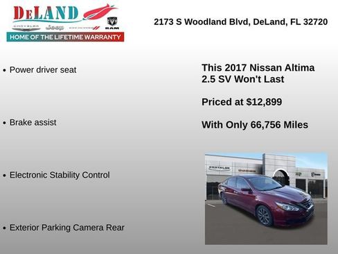 Used 2017 Nissan Altima 2.5 SV FWD image 2