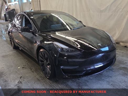 Used 2022 Tesla Model 3 Performance AWD/4WD image 1