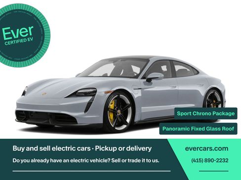 Used 2023 Porsche Taycan 4S w/ Premium Package AWD/4WD image 1