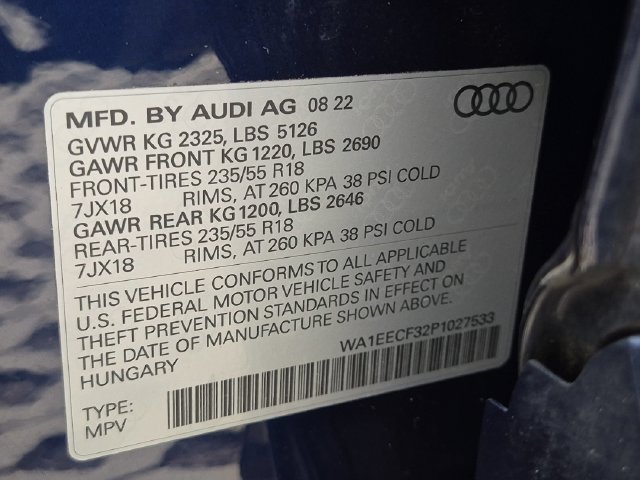 Used 2023 Audi Q3 2.0T Premium Plus w/ Premium Plus Package AWD/4WD image 40