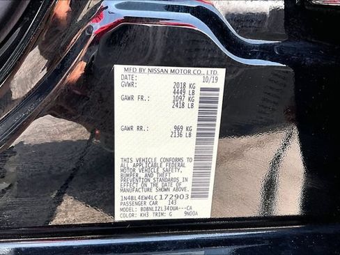 Used 2020 Nissan Altima 2.5 SL AWD/4WD image 19