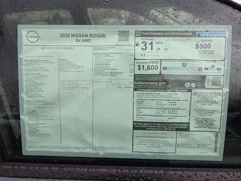 New 2026 Nissan Rogue SV w/ SV Premium Package image 30