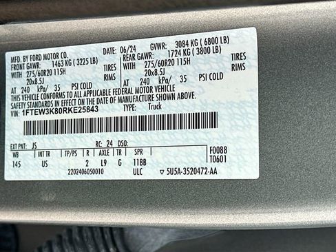 Used 2024 Ford F150 XLT w/ Equipment Group 302A MID RWD image 31
