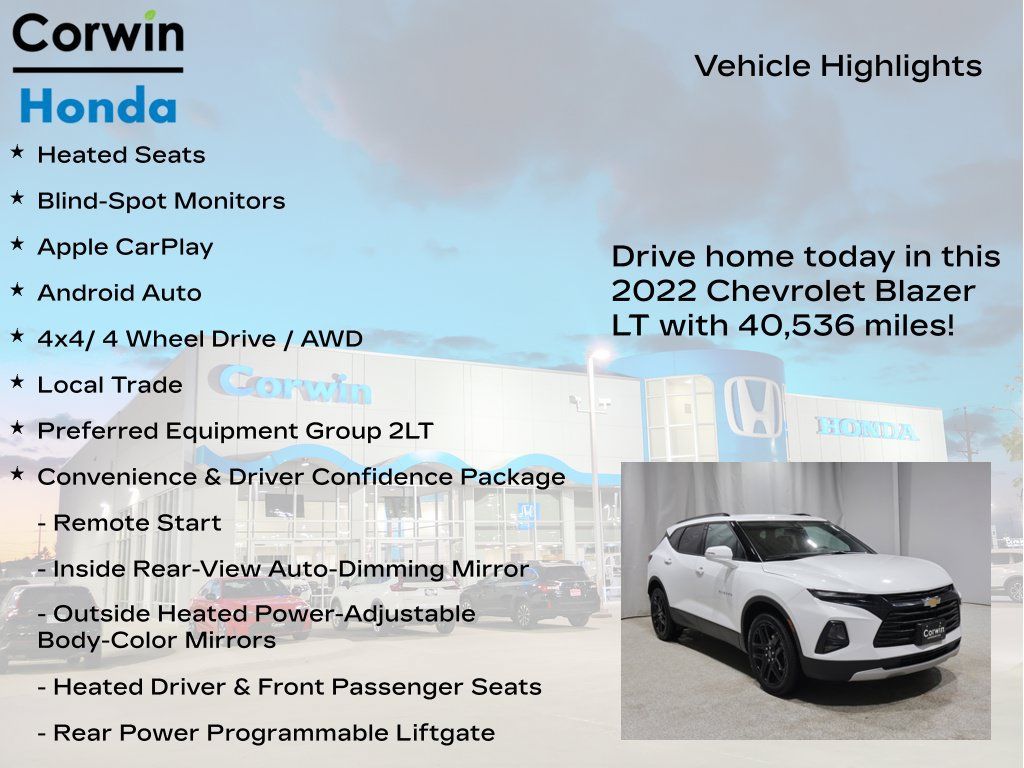 Used 2022 Chevrolet Blazer LT AWD/4WD image 6