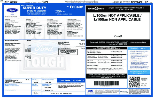 Used 2024 Ford F250 Platinum AWD/4WD image 1