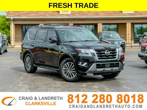 Used 2022 Nissan Armada SL w/ Captain's Chairs Package AWD/4WD image 1
