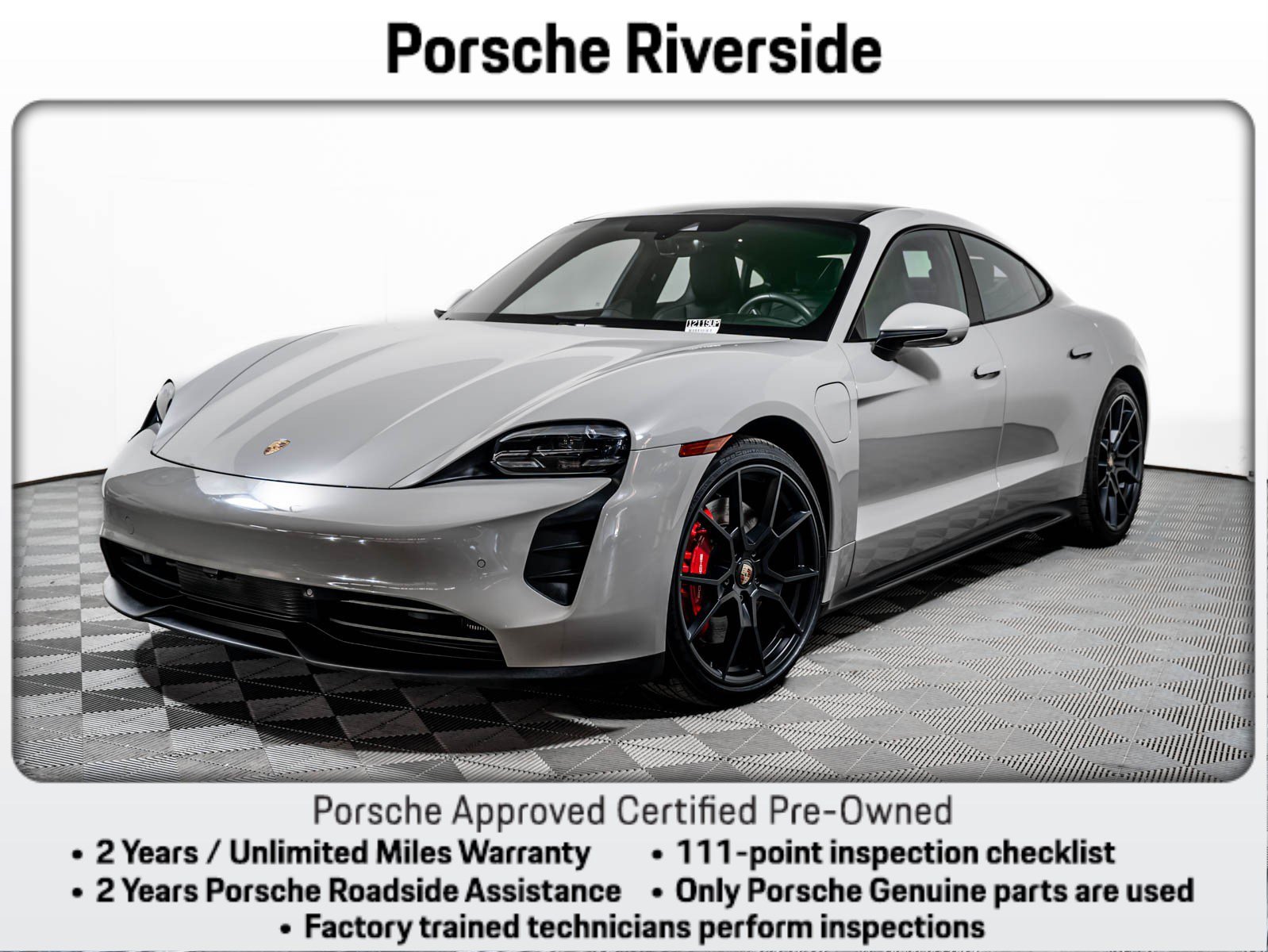 Certified 2023 Porsche Taycan GTS w/ Premium Package (P6U) AWD/4WD image 1