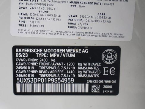 Used 2023 BMW X3 xDrive30i AWD/4WD image 63