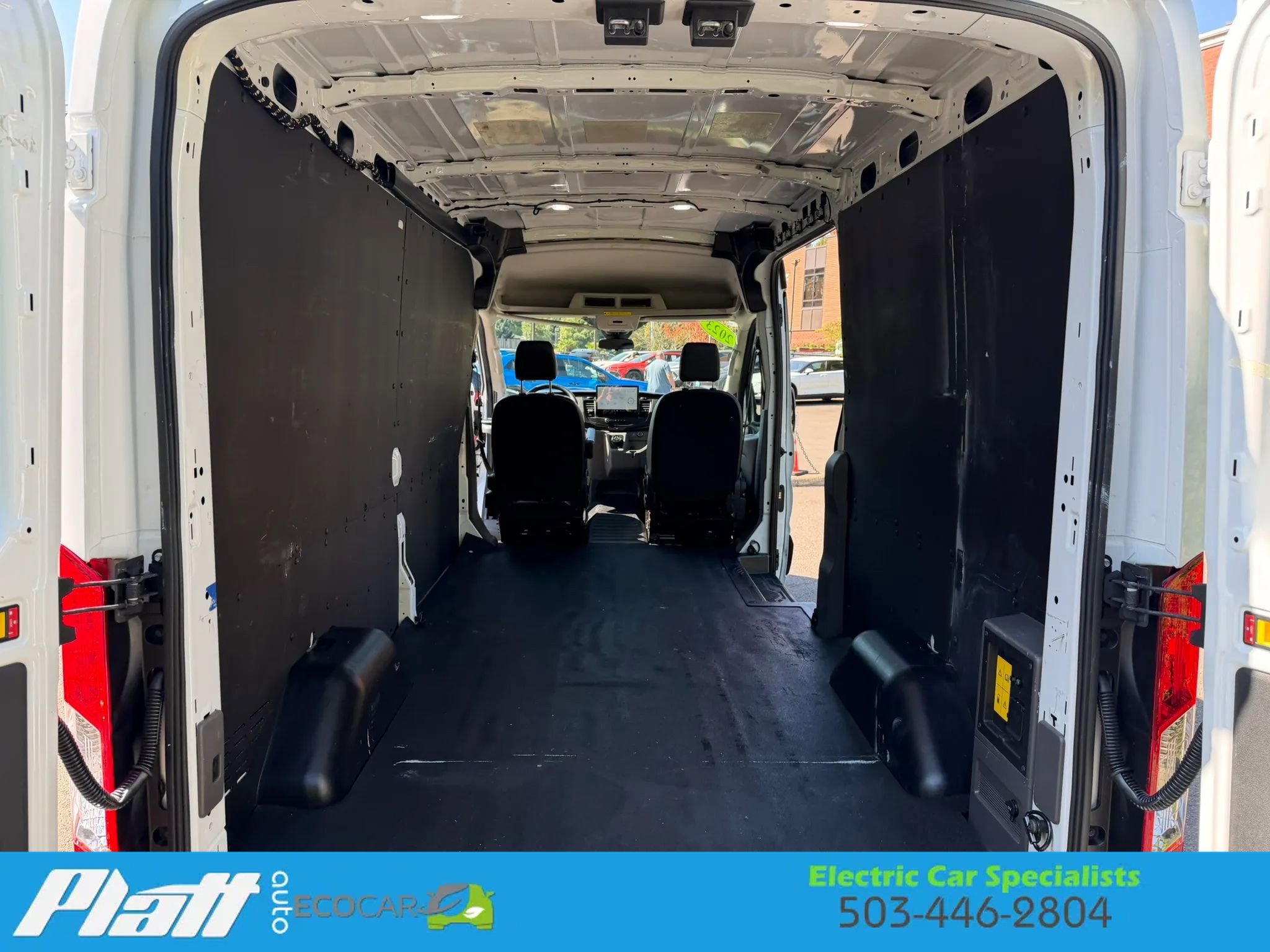 Used 2023 Ford E-Transit Medium Roof w/ Load Area Protection Package RWD image 34