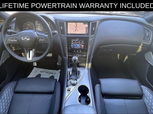 Used 2023 INFINITI Q50 Red Sport 400 w/ Carbon Fiber Package RWD image 14