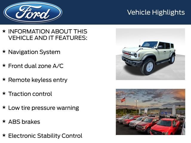 New 2026 Ford Bronco Heritage Edition AWD/4WD image 4