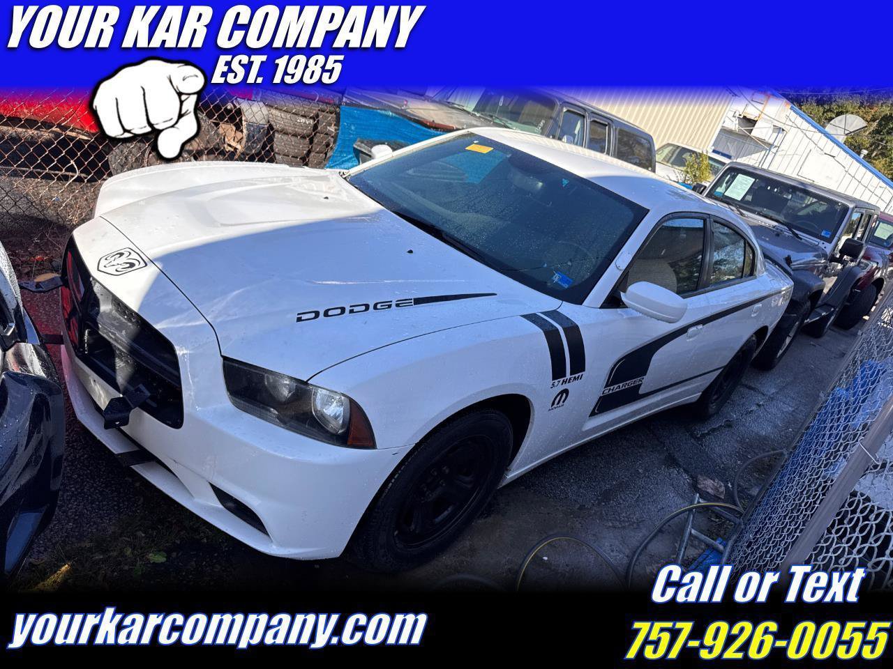 Used 2014 Dodge Charger Police w/ Connectivity Group RWD image 1