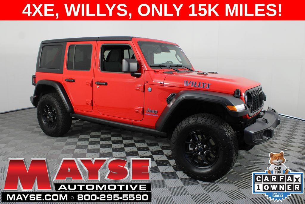 Used 2025 Jeep Wrangler Unlimited Sport S 4xe AWD/4WD image 1