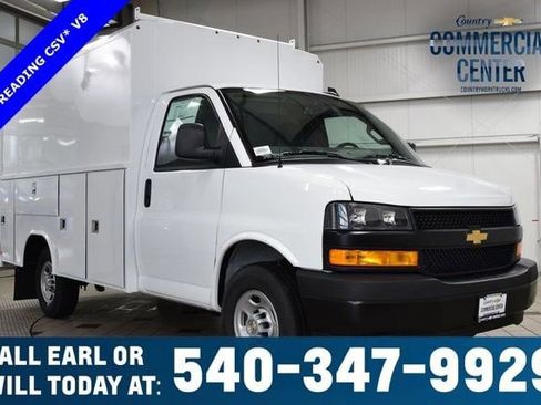 New 2025 Chevrolet Express 3500 w/ Power Convenience Package RWD image 1
