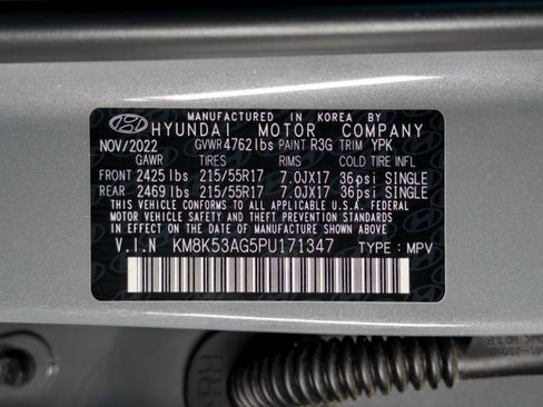 Used 2023 Hyundai Kona Limited w/ Cargo Package FWD image 27