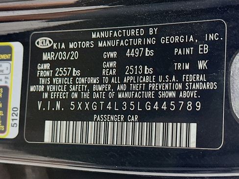 Used 2020 Kia Optima LX FWD image 12