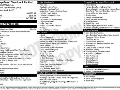 Used 2025 Jeep Grand Cherokee L Limited image 36