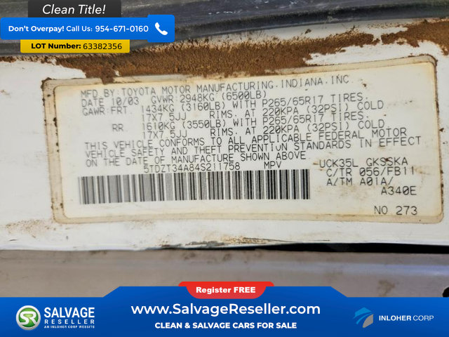 Used 2004 Toyota Sequoia SR5 RWD image 17