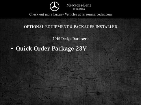 Used 2016 Dodge Dart Aero image 2