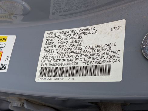 Used 2021 Honda Accord Touring image 37