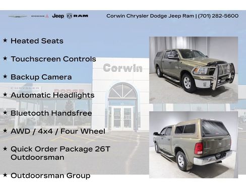 Used 2015 RAM 1500 Outdoorsman AWD/4WD image 8