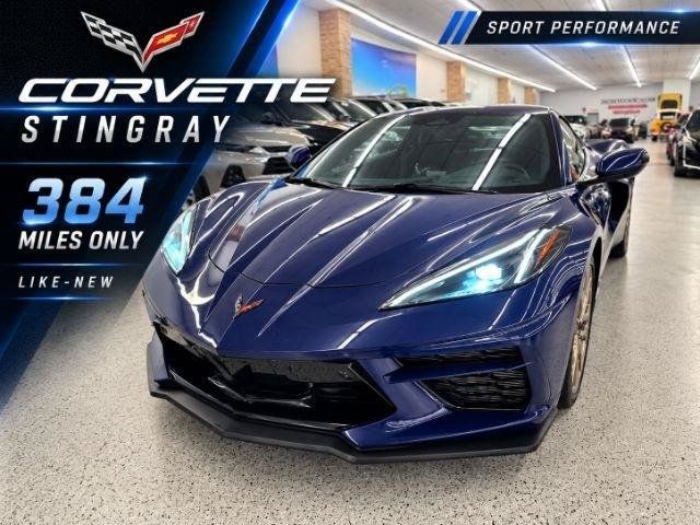 Used 2025 Chevrolet Corvette Stingray Preferred Cpe w/ Z51 Performance Package RWD image 1