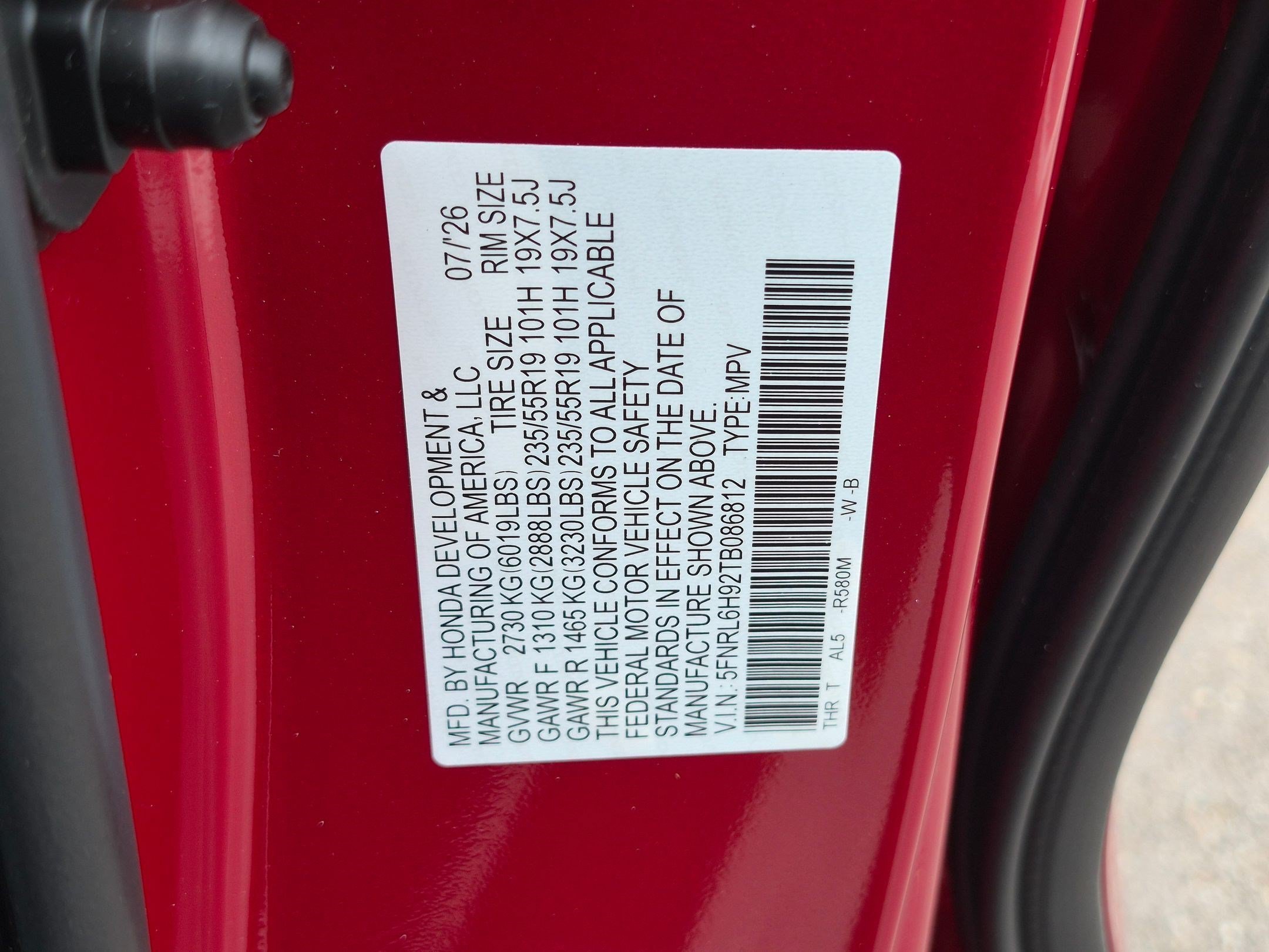 New 2026 Honda Odyssey Elite image 18