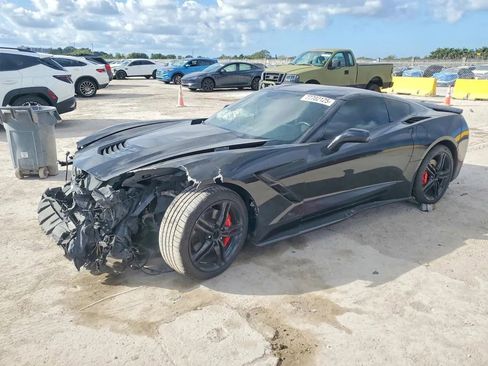 Used 2017 Chevrolet Corvette Stingray Coupe w/ Carbon Flash Badge Package RWD image 1