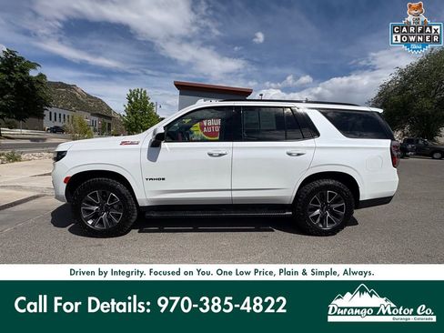 Used 2021 Chevrolet Tahoe Z71 w/ Rear Media and Nav Package AWD/4WD image 3