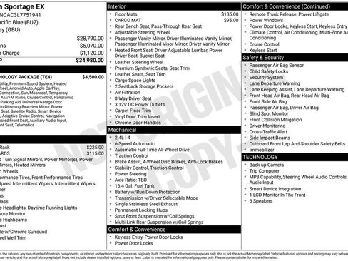 Used 2020 Kia Sportage EX w/ EX Technology Package image 2