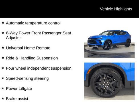 Used 2024 Chevrolet Blazer LT w/ LPO, Black Grille Bar Package FWD image 25